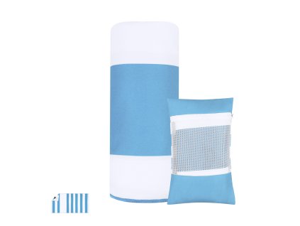 Absorpční ručník Jeffrey Polyester 200 g/ m2 (Barva SVĚTLE MODRÁ, Velikost S/T)