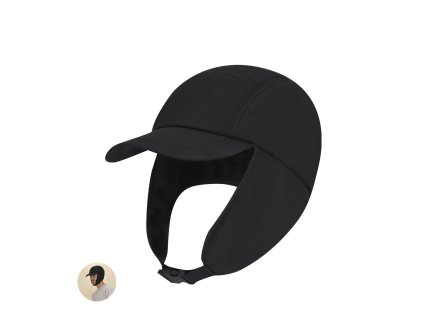 Cap Cuarich Outside: Vnější strana: polyester. Vnitřní strana: Vnitřní strana: Polar Fleece (Barva BLACK, Velikost S/T)