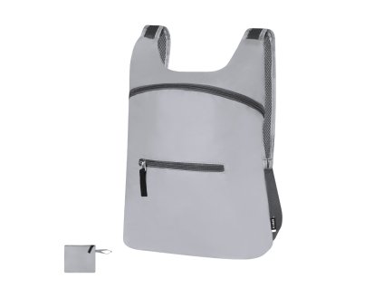 Skládací batoh Cladox Polyester 210D RPET (Barva GREY, Velikost S/T)