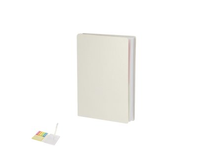 Poznámkový blok Tamar Recyklované krabice od mléka (Barva BÍLÁ, Velikost S/T)