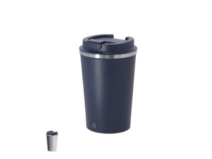 Izolovaný šálek Thira z recyklované nerezové oceli / keramický interiér (Barva BÍLÁ, Velikost S/T)