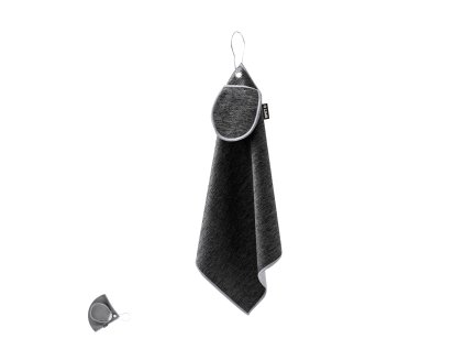 Golfový ručník Canrock 100% polyester RPET 400 g/ m2 (Barva GREY, Velikost S/T)