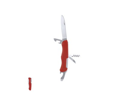 Multifunkční kapesní nůž Lixthel z nerezové oceli (Barva RED, Velikost S/T)