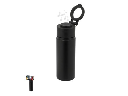 Multifunkční izolovaná láhev Bundy z nerezové oceli (Barva BLACK, Velikost S/T)