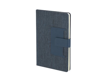 Poznámkový blok Flitfud Polyester 300D RPET/ PU (Barva GREY, Velikost S/T)