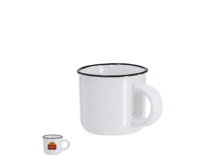 Sublimační hrnek Monbeik Ceramic (Barva BLACK, Velikost S/T)