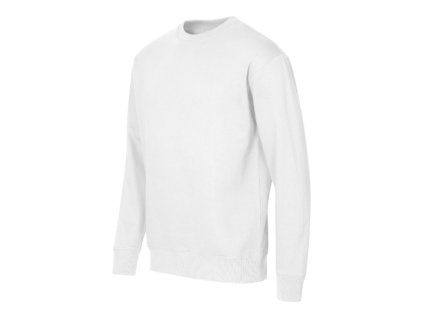 Crew mikina unisex bílá (Varianta S)