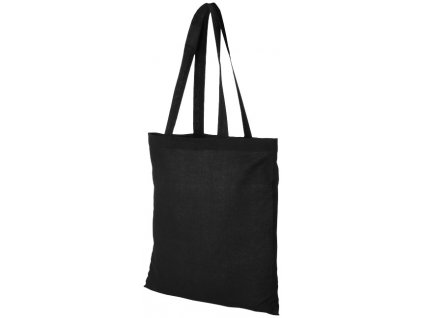 Bavlněná nákupní taška Madras, černá