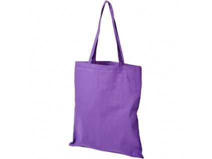 Bavlněná nákupní taška Madras, fialová