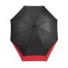 Deštník LONG, černočervený