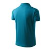 Pique Polo polokošile pánská tmavý tyrkys (Varianta 3XL)