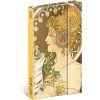 NOTIQUE Týdenní magnetický diář Alfons Mucha 2025, 13 x 21 cm