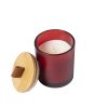 Aromatická svíčka Lonka Glass/ Bamboo (Barva BÍLÁ, Velikost S/T)