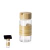 Láhev Nowsly Glass/ Bamboo (Velikost S/T)