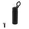 Multifunkční izolovaná láhev Bundy z nerezové oceli (Barva BLACK, Velikost S/T)