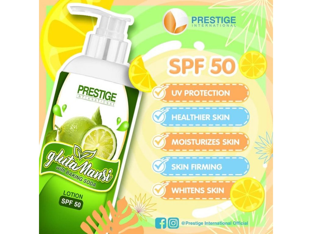 Prestige Glutamansi Lotion 200ml - VELAH Beauty Cosmetics