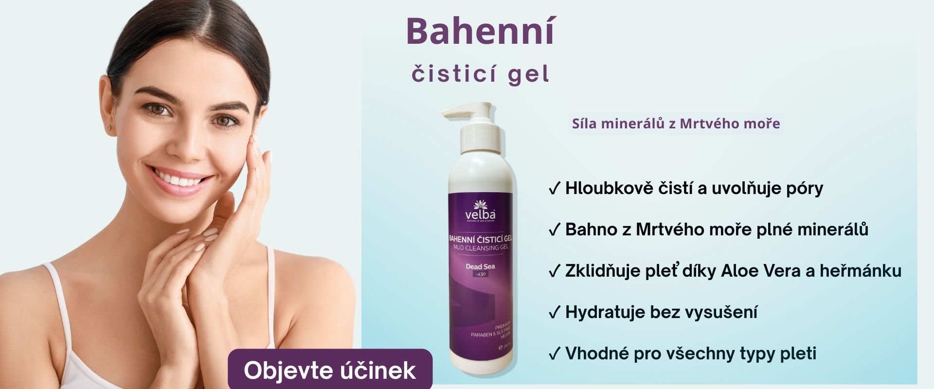 Bahenní čisticí gel Velba