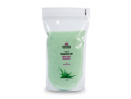 Velba koupelová sůl aloe vera 750 g, MAXI hrubozrnná 1,6 - 6,3 mm