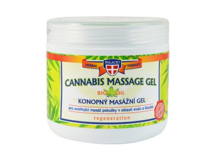 Konopný masážní gel 600 ml