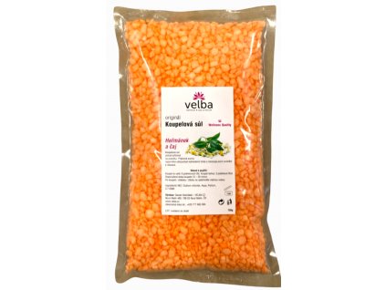 Hermanek a zeleny caj sul do koupele Velba 750g