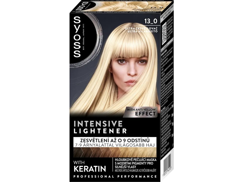 Syoss barva na vlasy 13-0 ultra zesvětlovač, 50 ml - VELDRO