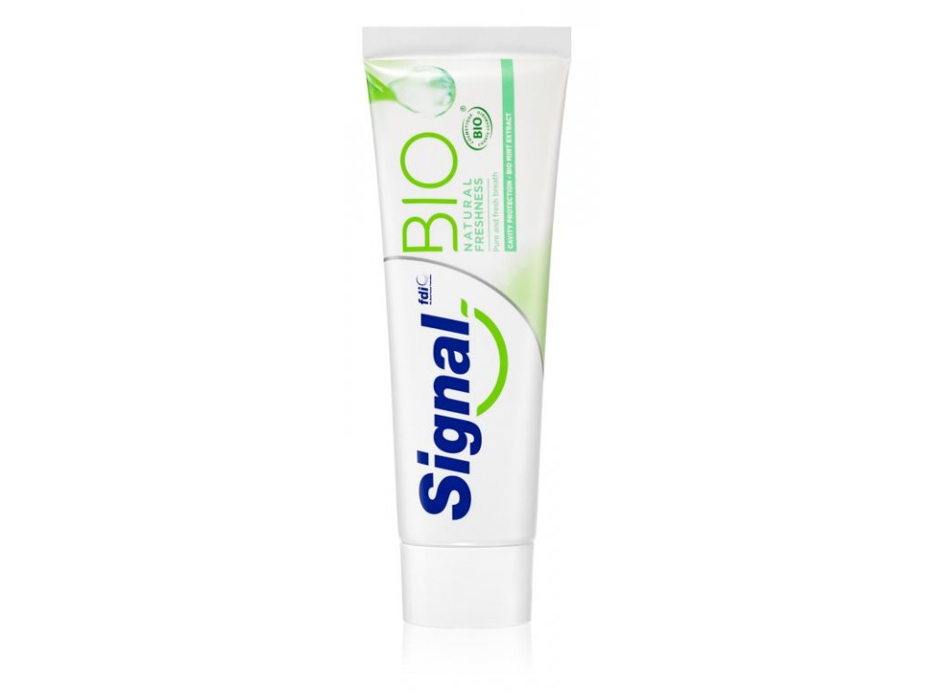 Signal Bio Natural Freshness zubní pasta pro svěží dech, 75 ml
