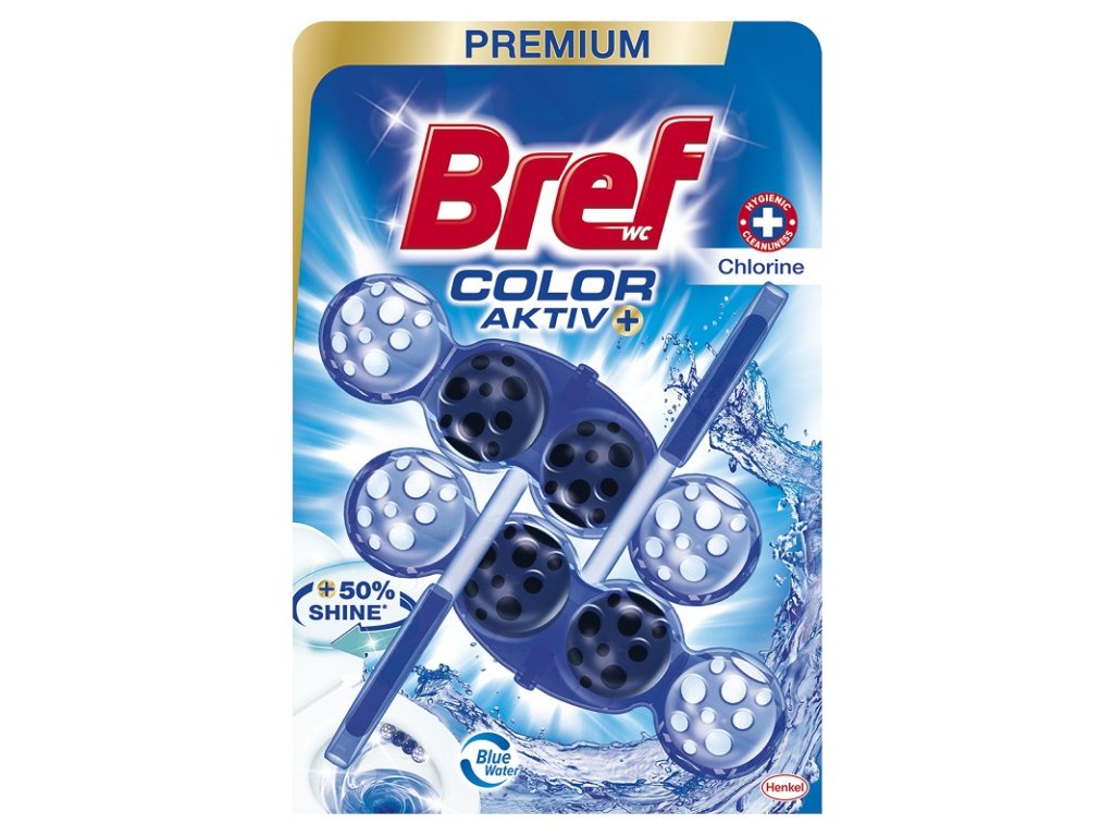 Bref Color Aktiv Chlorine WC blok 2 x 50 g