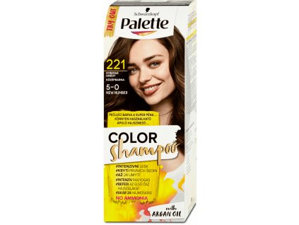 Palette Color Shampoo 221 středně hnědý, 50 ml