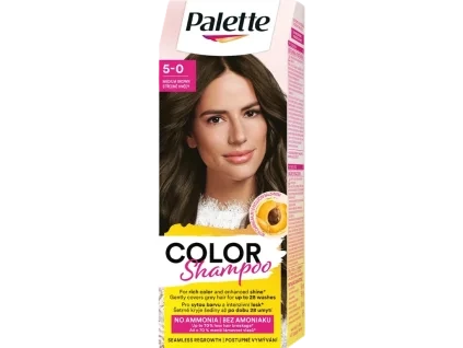 28061 palette color shampoo 5 0 stredne hnedy