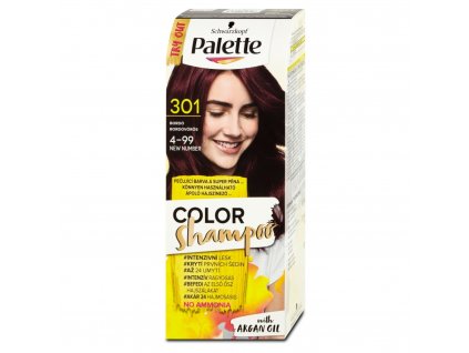 Palette Color Shampoo 301 bordó, 50 ml