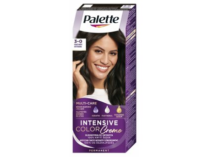 Palette Intensive Color Creme 3-0 tmavě hnědý, 50 ml