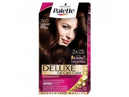 Palette Deluxe 760 - oslnivě hnědý, 50 ml