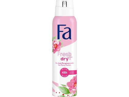 Fa Fresh + Dry Peony Sorbet deosprej, 150 ml