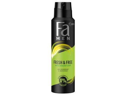 Fa deosprej Men Fresh & Free Mint & Bergamot, 150 ml