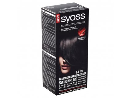 Syoss barva na vlasy 1-1 černý, 50 ml
