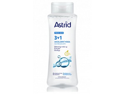 Astrid FRESH micelární voda 3v1 pro normální a smíšenou pleť, 400 ml