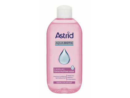 Astrid Aqua Biotic zjemňující čistící pleťová voda, 200 ml