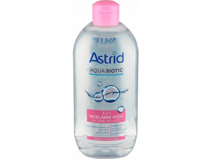 Astrid Aqua Biotic 3v1 micelární voda na tvář, oči a rty, 400 ml