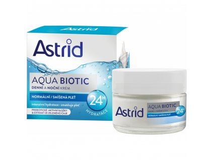 Astrid AQUA BIOTIC denní a noční krém pro normální a smíšenou pleť, 50 ml