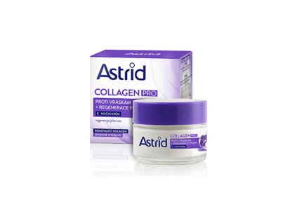 Astrid COLLAGEN noční krém proti vráskám, 50 ml