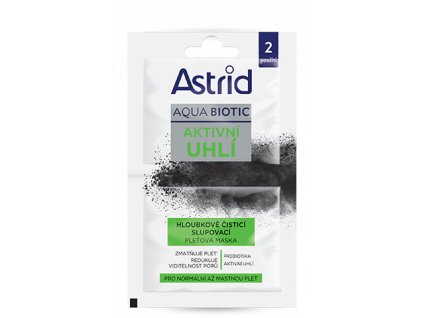 Astrid DETOX čisticí slupovací maska, 2x8 ml