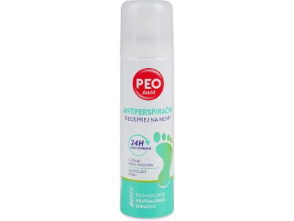 PEO antiperspirant deo sprej na nohy, 150 ml