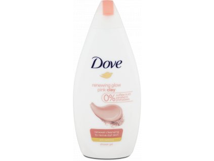 Dove sprchový gel Renewing Glow růžový jíl, 500 ml
