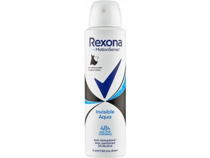 Rexona Invisible Aqua deospray, 150 ml