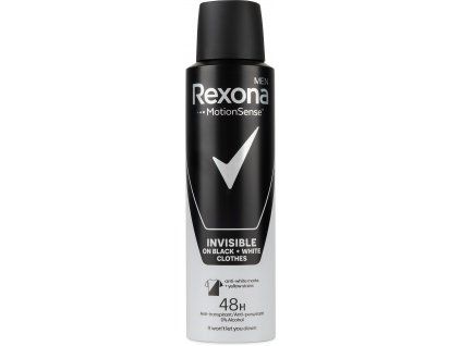 13238 rexona men invisible black white deospray 150 ml