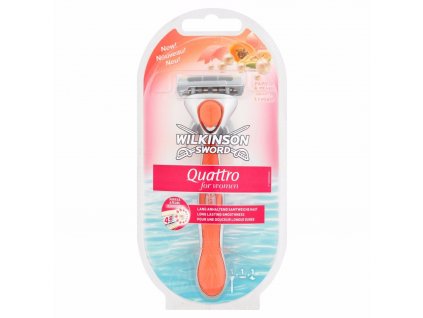 Wilkinson Quattro for Women - Holicí strojek + 1 náhradní hlavice