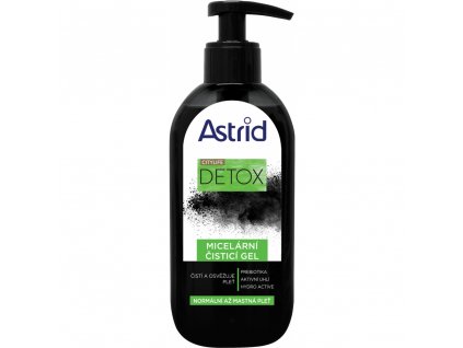Astrid CITYLIFE DETOX čistící pleťový gel pro normální až mastnou pleť, 200 ml