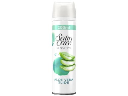Gillette Satin Care Sensitive dámský gel na holení, 200 ml