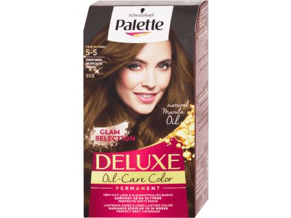 Palette Deluxe 555 - zářivě hnědý, 50 ml