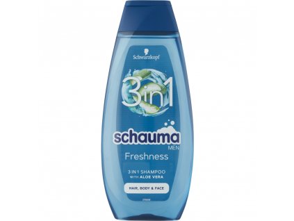 Schauma Men šampon Mořské minerály a Aloe Vera 3v1, 400 ml